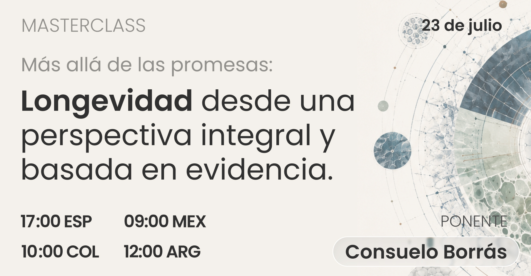 Masterclass Longevidad